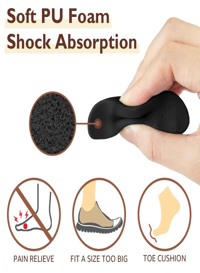 Dr.Foot Shoe Filler Inserts for Loose Shoe, Toe Filler Cushion Inserts for Shoe Too Big, Big Shoe Fillers Make Shoes Fit for Casual Sports High Heels Boots (Medium: Half to One Size Bigger, Black) - Image 4