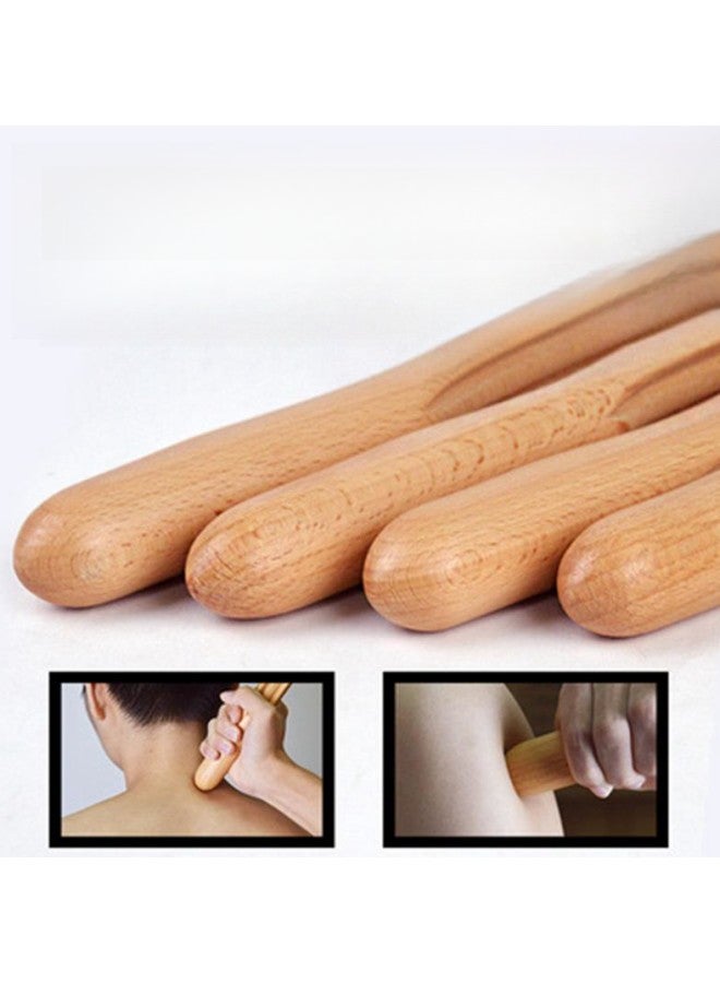 WAOKN Household Wooden Whole Body Massage Stick to Relax Muscles and Body Shaping, Muscle Release and Soft Tissue Massage Tool, Back, Belly, Shoulder Flexor Release Tool, Lymphatic Drainage Tool - Image 4