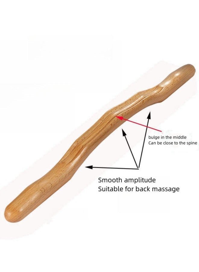 WAOKN Household Wooden Whole Body Massage Stick to Relax Muscles and Body Shaping, Muscle Release and Soft Tissue Massage Tool, Back, Belly, Shoulder Flexor Release Tool, Lymphatic Drainage Tool - Image 2