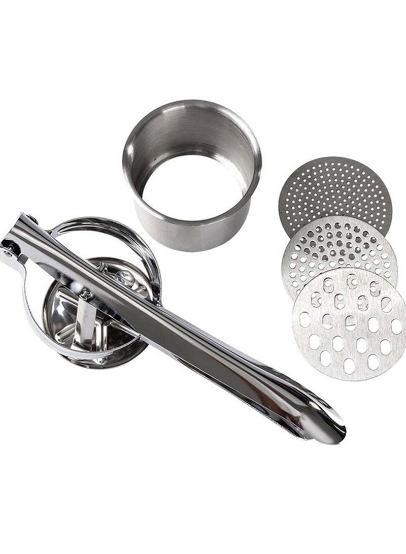Masher Ricer الصحافة البطاطا المكشوفة الفولاذ المقاوم للصدأ سحق البري الفواكه الخضروات SqueezerJuicer الصحافة صانع أدوات المطبخ - Image 3