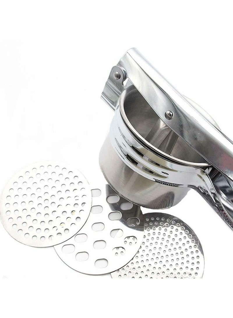 Masher Ricer الصحافة البطاطا المكشوفة الفولاذ المقاوم للصدأ سحق البري الفواكه الخضروات SqueezerJuicer الصحافة صانع أدوات المطبخ - Image 4