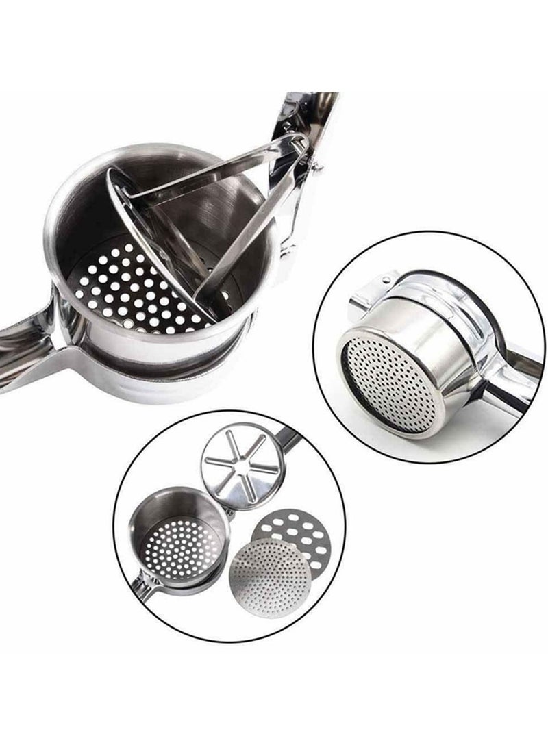 Masher Ricer الصحافة البطاطا المكشوفة الفولاذ المقاوم للصدأ سحق البري الفواكه الخضروات SqueezerJuicer الصحافة صانع أدوات المطبخ - Image 5