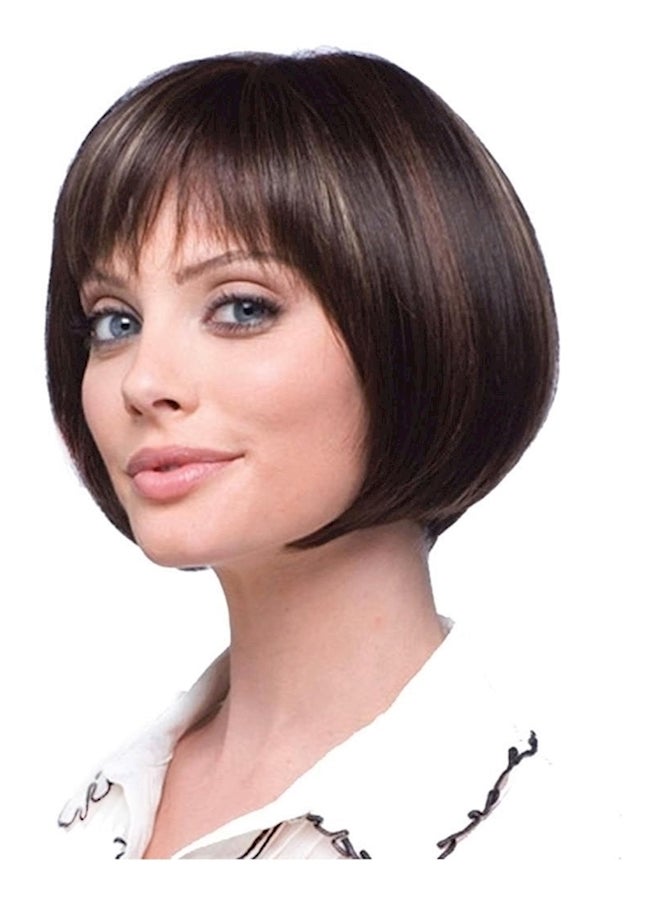 NIBEMINENT Short Straight Hair Extension Multi Color - Image 1
