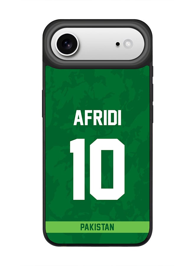 Stylizedd iPhone Air Case, [Compatible with MagSafe] Slim Magnetic cover Phone Case iPhone Air -Pakistan AFRIDI, Jersey No 10 - Image 1