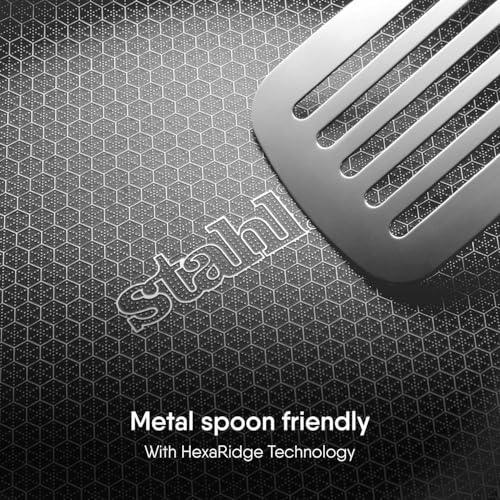 Stahl Artisan Hybrid 26 cm Roti Tawa 4 mm Thick | Triply Stainless Steel Tawa with Honeycomb Structured Stick Resistant Layer | Scratch Resistant Roti Tawa Compatible with Induction & Gas Stove - Image 3