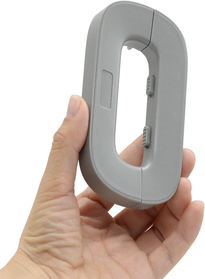 LAVNIK Child Safety Door Locks Self Adhesive Cabinet Locks and Refrigerator Fridge Freezer Door Lock for Toddler Kids Refrigerator Fridge Cupboard Wardrobe Multi-Usage - Image 1