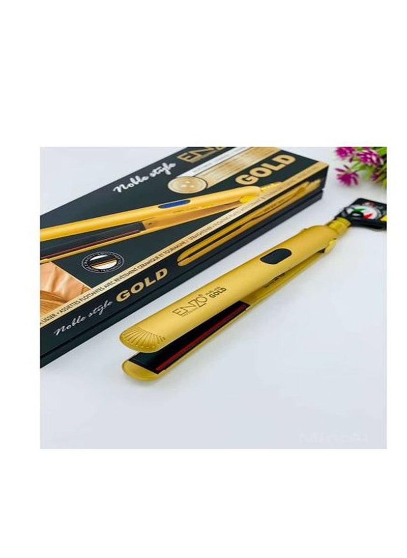 ENZO Professional hair straightener dedicated to applying keratin and protein EN-3981 - Gold  - Image 4
