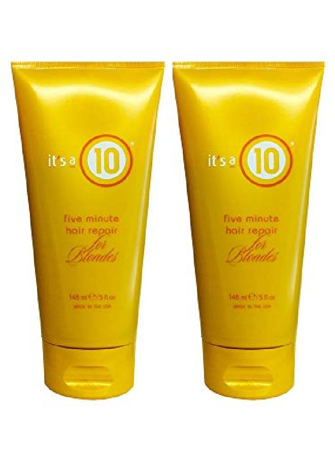 It's a 10 Miracle Five Minute Hair Repair Conditioner For Blondes 5 Ounce (Pack Of 2) - Image 1
