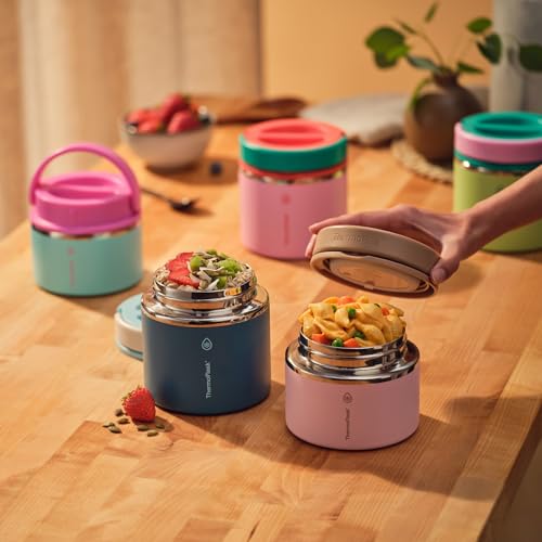 ThermoFlask Insulated Food Jar with Leakproof Lid (12 oz, Desert Bloom) - Stainless Steel Food Containers for Hot & Cold Meals, Lunch, Soup & Snacks - Image 5