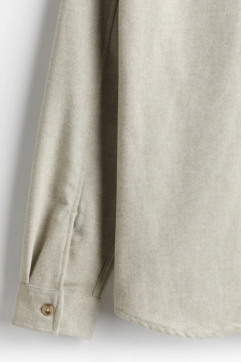اتش اند ام جاكيت خفيف من اللباد بمقاس عادي