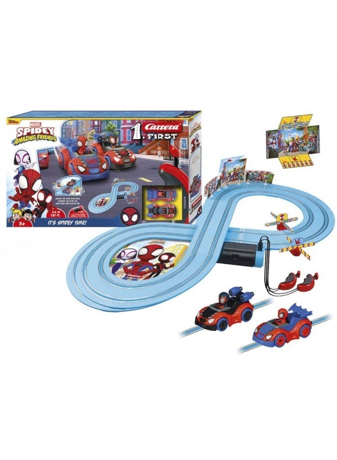 Carrera First Marvel Spidey And His Amazing Friends Spidey Web Spinners Racing Set - Image 2