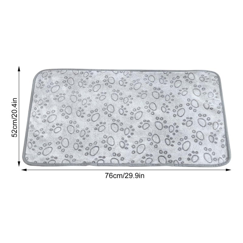 Medium Dog Blanket Portable Warm Plush Fleece Mat Washable Lightweight for Crate Bed Sofa Travel - Image 3
