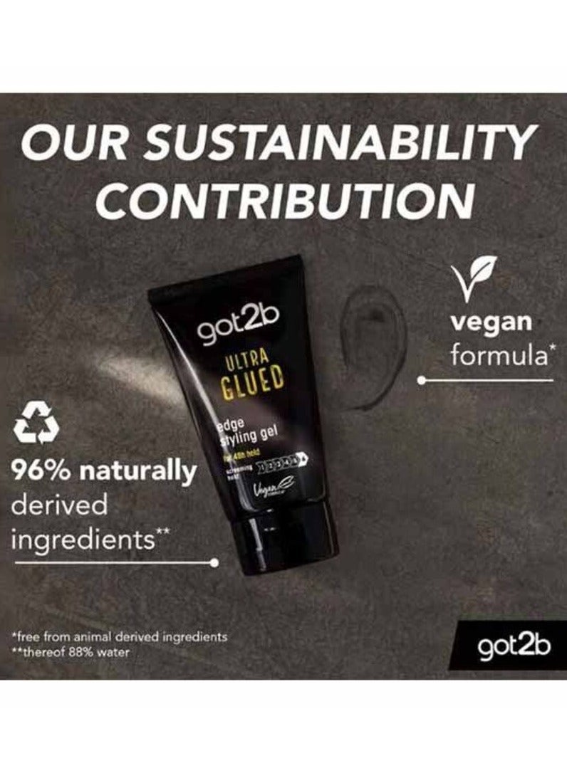Got2b Ultra Glued Edge Styling Gel – 48h Extreme Hold 150ml - Image 2
