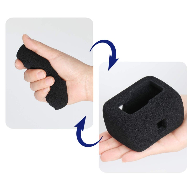 HSU Windslayer Cover for GoPro Hero 13/12/11/10/9 Black, Windslayer Cover Housing Frame Case, Video Noise Reduction Accessory (2 Pack) - Image 4