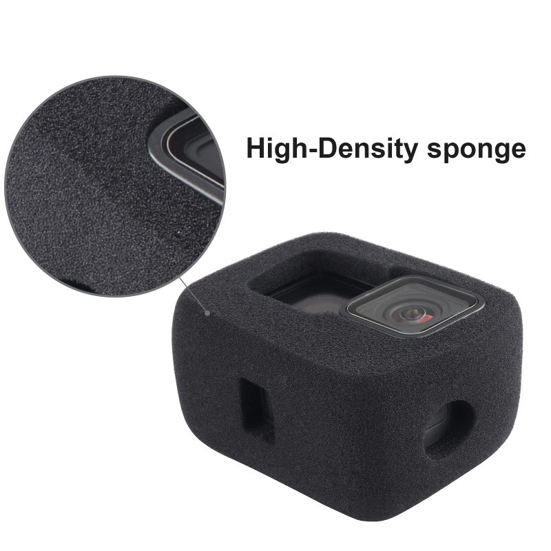 HSU Windslayer Cover for GoPro Hero 13/12/11/10/9 Black, Windslayer Cover Housing Frame Case, Video Noise Reduction Accessory (2 Pack) - Image 5