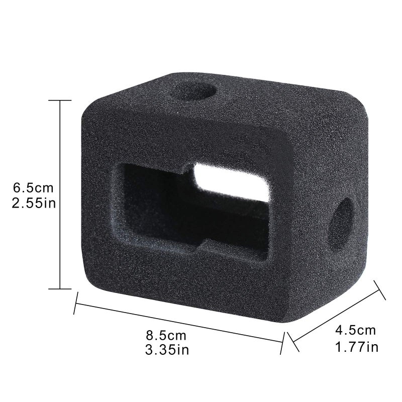 HSU Windslayer Cover for GoPro Hero 13/12/11/10/9 Black, Windslayer Cover Housing Frame Case, Video Noise Reduction Accessory (2 Pack) - Image 2