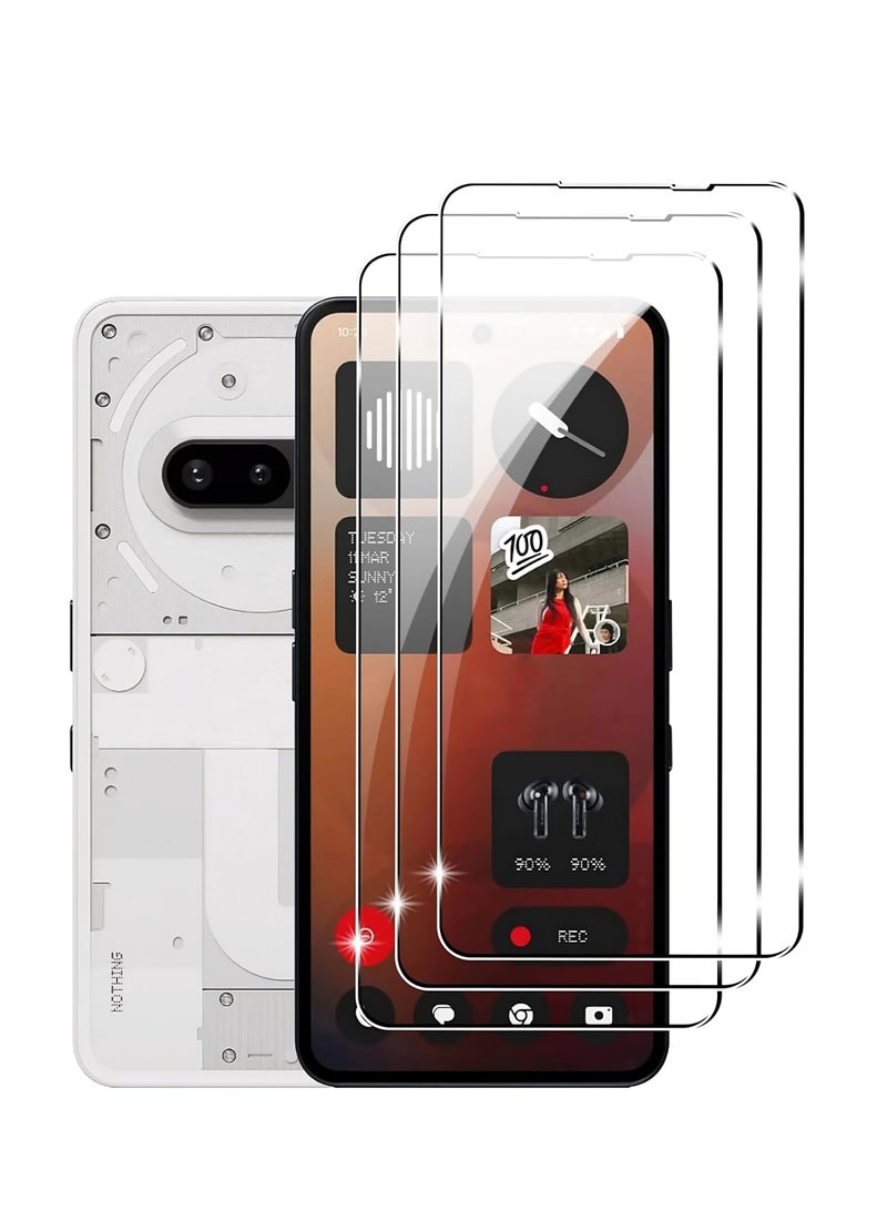 Nothing Phone 3a Tempered Glass Ultra Clear Touch Sensitivity Glass 3-Pack Nothing Phone 3a Anti-Scratch Tempered Glass For Nothing Phone 3a 2025 - Image 1