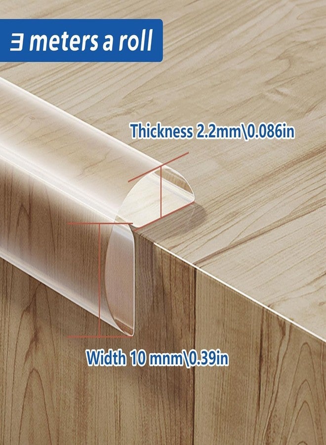 Drofail 3 Meter Edge Protector Table Corner Protectors for Baby Safety Adhesive Baby Proofing Edge Corner Guards for Furniture Table Cabinets (4) - Image 2