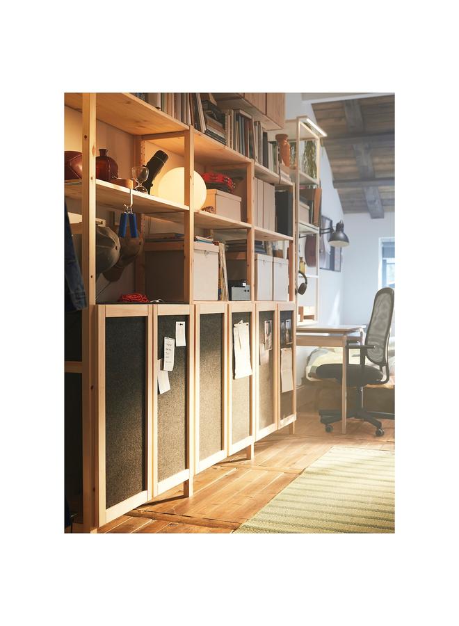 Zaboon Door, dark grey/felt, 42x83 cm - Image 3