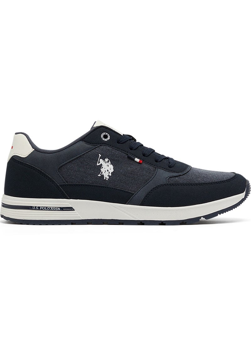 U.S. Polo Assn. Men's Navy Low-Top Sneakers - Modern Design for All-Day Comfort  - Image 1