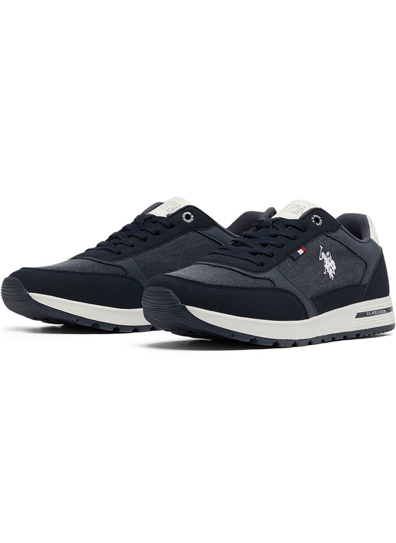 U.S. Polo Assn. Men's Navy Low-Top Sneakers - Modern Design for All-Day Comfort  - Image 2