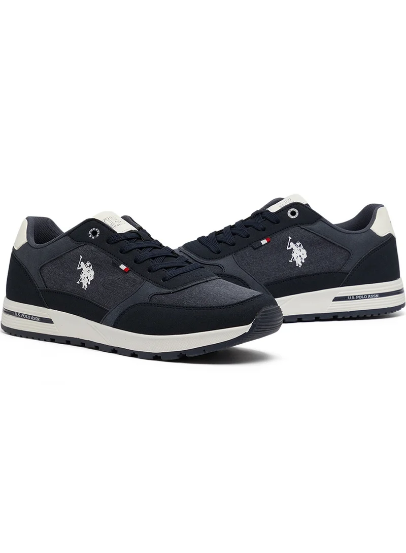 U.S. Polo Assn. Men's Navy Low-Top Sneakers - Modern Design for All-Day Comfort