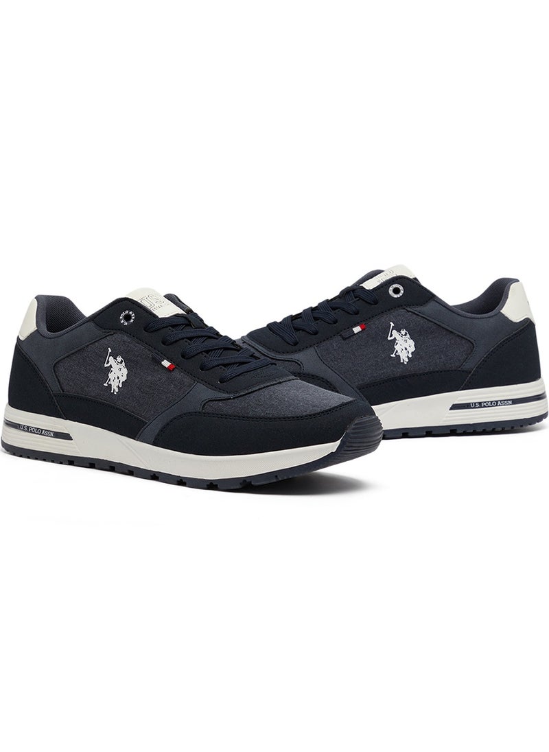 U.S. Polo Assn. Men's Navy Low-Top Sneakers - Modern Design for All-Day Comfort  - Image 3