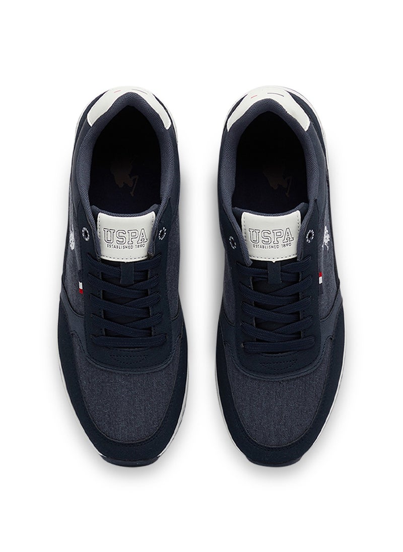 U.S. Polo Assn. Men's Navy Low-Top Sneakers - Modern Design for All-Day Comfort  - Image 4