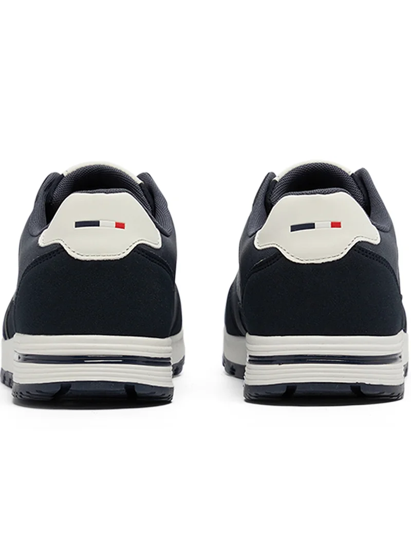 U.S. Polo Assn. Men's Navy Low-Top Sneakers - Modern Design for All-Day Comfort