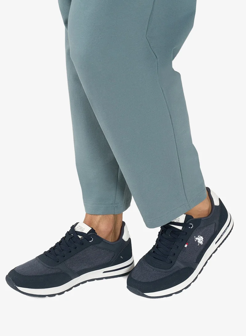 U.S. Polo Assn. Navy Men's Navy Low-Top Sneakers - Modern Design Shoes for All-Day Comfort for Men | Best Price UAE