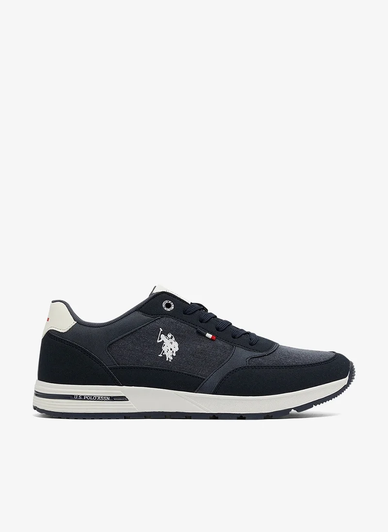 Men's Navy Low-Top Sneakers - Modern Design Shoes for All-Day Comfort