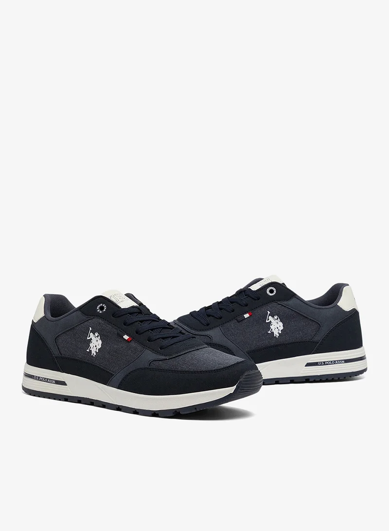 U.S. Polo Assn. Navy Men's Navy Low-Top Sneakers - Modern Design Shoes for All-Day Comfort for Men | Best Price UAE