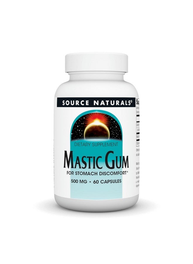 Source Naturals Mastic Gum for Stomach Discomfort* 500 Mg Capsule, 60 Count - Image 1