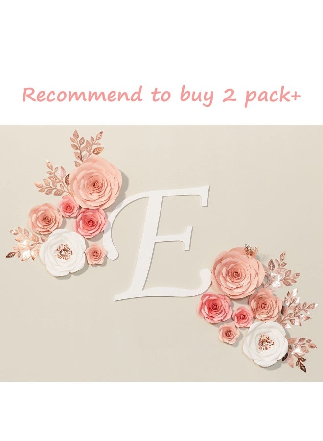 Pardecor Paper Flowers Decorations for Wall Large 3D Artificial Fake Flower Wall Decor Baby Girl Boy Nursery Room Bridal Shower Wedding Centerpiece Party Backdrop - Image 2