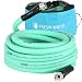 OULEME 25ft Premium RV Fresh Drinking Water Hose with Storage Bag 58 For Travel Trailer Camper and Marine Lead BPA Phthalate Free Green Garden Hose AntiKink Flexible - Image 2
