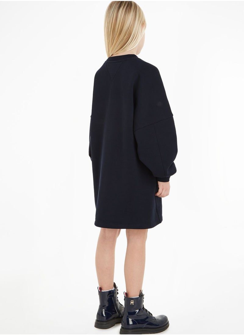 TOMMY HILFIGER - Youth Varsity Sweat Dress - Image 1