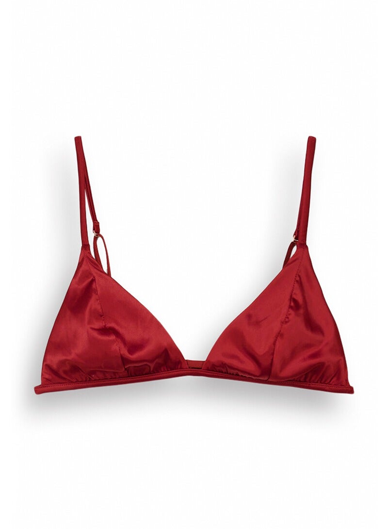 women'secret Non-Padded Triangle Bra  - Image 4