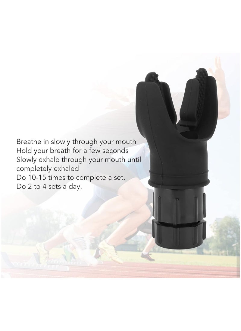 Hihonor - Breathing Training Device Portable Adjustable Resistance Lung Exerciser Silicone Adjust Resistance - Image 1