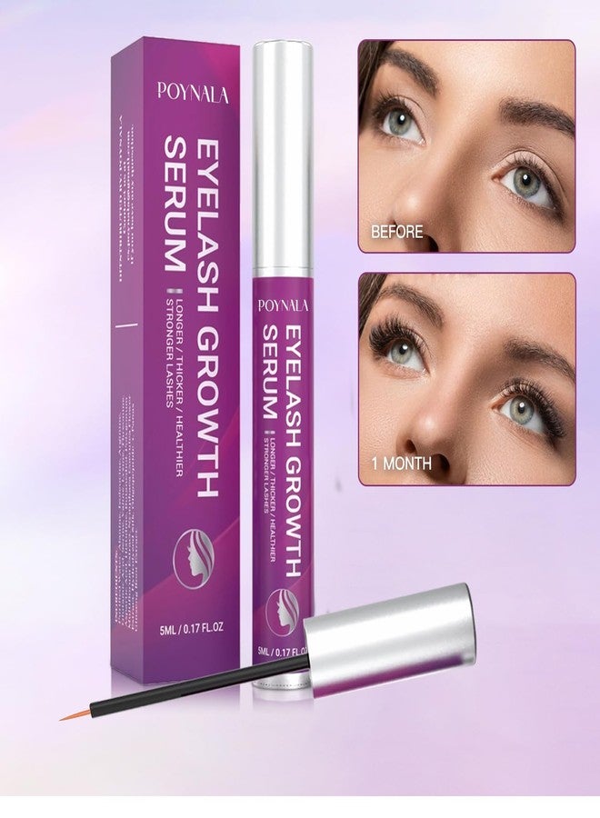 VRISNHA Premium Eyelash Growth Serum - Lash Enhancing Serum with Advanced Formula to Boost Longer Fuller and Thicker Looking Lashes - Vegan & Cruelty - Free Treatment 5mL 0.17 Fl Oz - Image 4