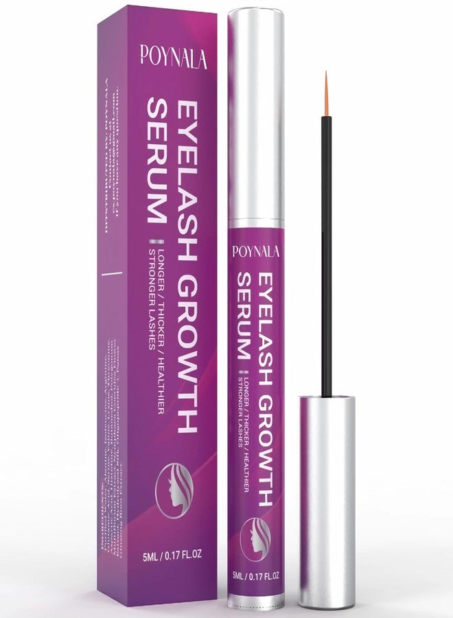 VRISNHA Premium Eyelash Growth Serum - Lash Enhancing Serum with Advanced Formula to Boost Longer Fuller and Thicker Looking Lashes - Vegan & Cruelty - Free Treatment 5mL 0.17 Fl Oz - Image 1