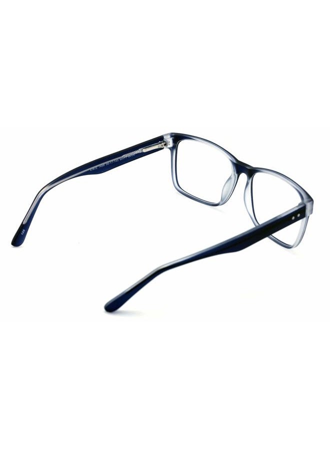 V.W.E. Large Men Premium Rectangle Reading Glasses - Wide Fitment Optical Quality Reader, Dark Blue, Medium - Image 2