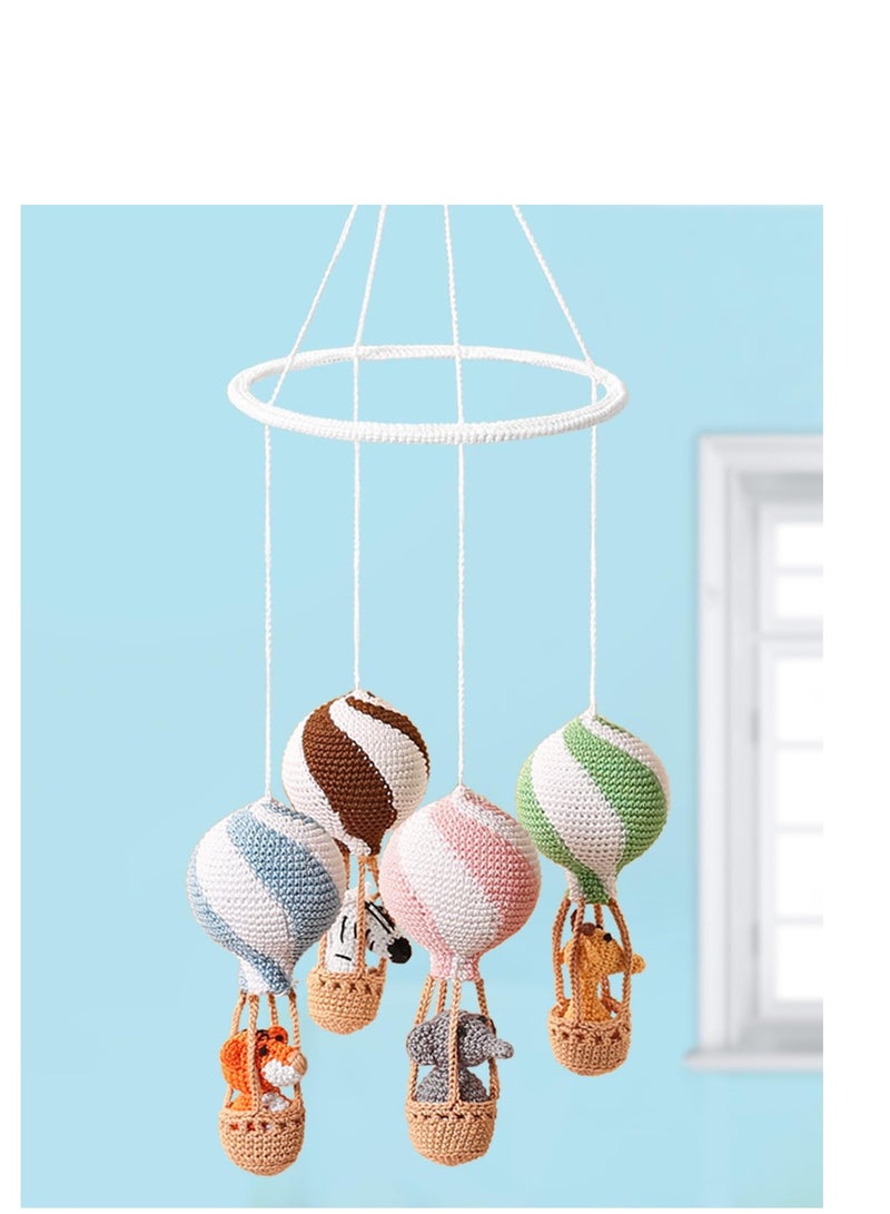 Bonfino Bonfino premium crochet lullaby cot mobile, moving toy for baby beds - Image 1