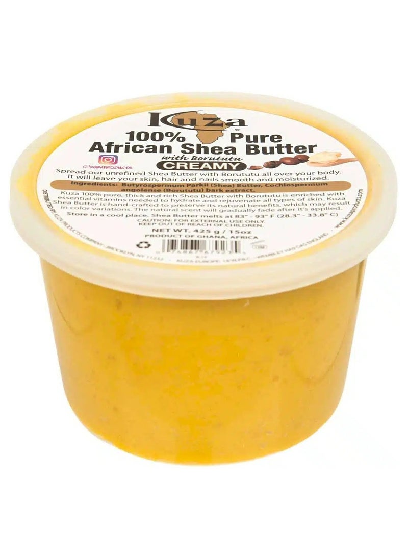 100% Pure African Shea Butter With Borututu Creamy