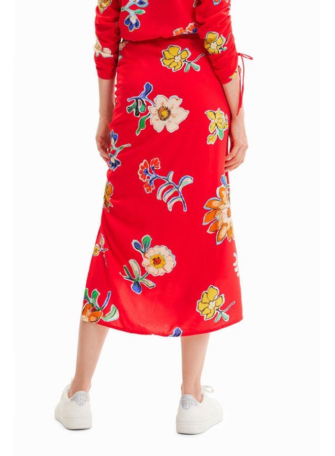 DESIGUAL Gathered midi skirt - Image 4