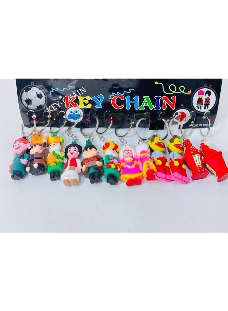 Ramadan silicone medals in the shapes of Ramadan characters like Fananees, Bougy, Tamtam, Basant, and Bakkar. Medals size: 12 cm. Pack of 7. - Image 1