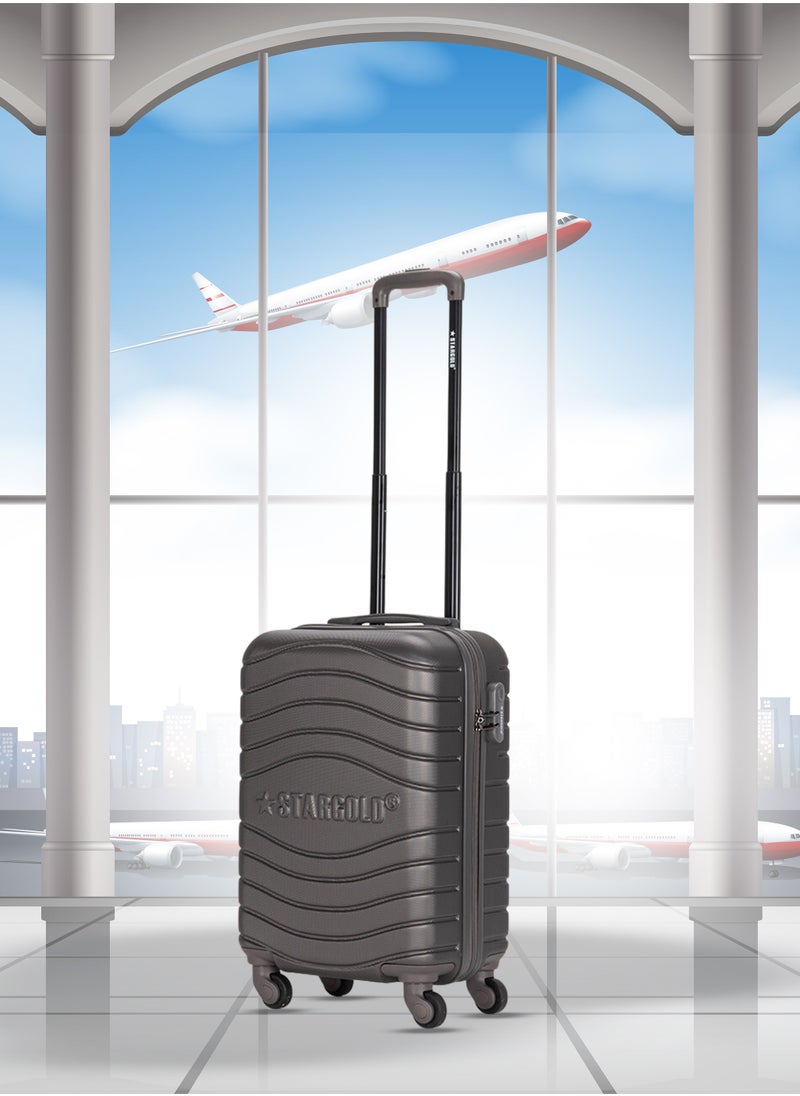 Stargold Single Hardside Spinner ABS Trolley Luggage With Number Lock 20 Inches  - Image 2