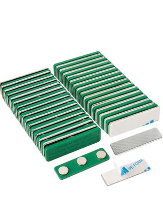 Magnetic Name Tag, 20 Pcs Magnetic Badge Holder for Clothes, Metal Magnetic Tags with 3 Neodymium Magnets - pzsku/ZB15C3491192CA969C3FDZ/45/_/1698456225/00daaac2-40ad-4ce4-8746-fab94d825c49