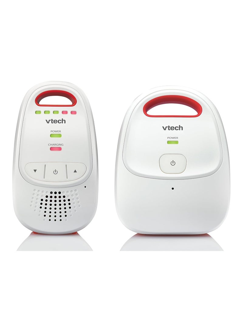 VTech Baby BM1000 Digital Audio Baby Monitor, White/Red - Image 1