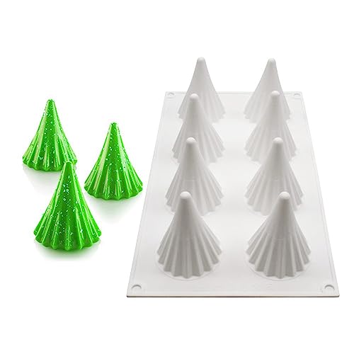 mostsom Silicone Christmas Tree Candle Mold DIY Santa Handmade Soap Chocolate Molds Resin Making 116 x 692 x 28 inch - Image 3