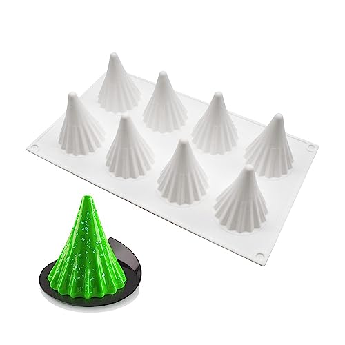 mostsom Silicone Christmas Tree Candle Mold DIY Santa Handmade Soap Chocolate Molds Resin Making 116 x 692 x 28 inch - Image 1